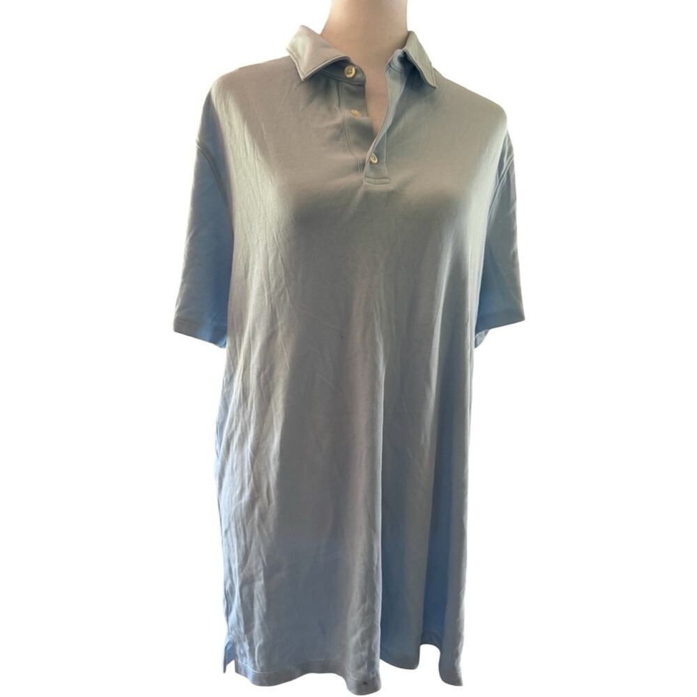 Apt. 9 Men's Light Gray Polo Shirt Sz L